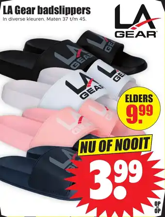Dirk La gear badslippers aanbieding