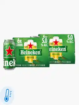 Flink Heineken 6-pack 33cl 2x aanbieding