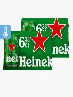 Flink Heineken 6-pack 33cl 2x aanbieding