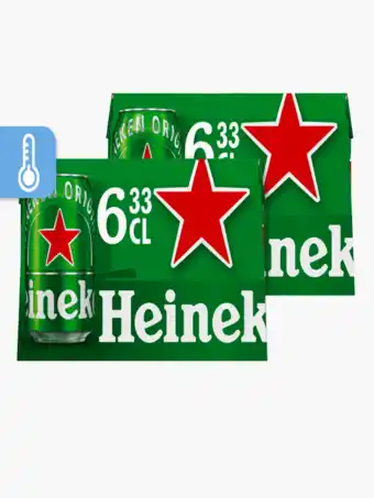 Flink Heineken 6-pack 33cl 2x aanbieding