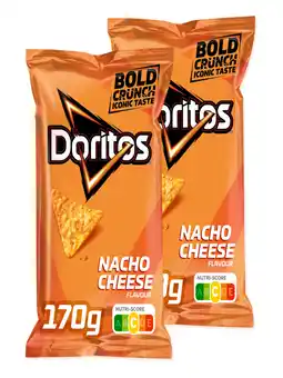 Flink Doritos Nacho Cheese 170g 2x aanbieding