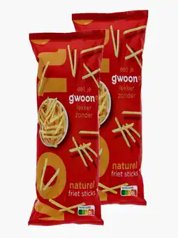 Flink G'woon Frietsticks Naturel 150g 2x aanbieding
