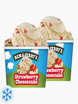 Flink Ben & Jerry's Strawberry cheesecake 100ml 2x aanbieding