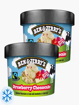 Flink Ben & Jerry's Strawberry cheesecake 100ml 2x aanbieding