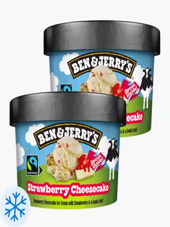 Flink Ben & Jerry's Strawberry cheesecake 100ml 2x aanbieding