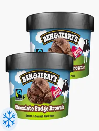 Flink Ben & Jerry’s Choco Fudge Brownie 100ml 2x aanbieding