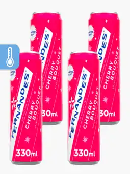 Flink Fernandes Cherry Bouquet 33cl Blik 4x aanbieding