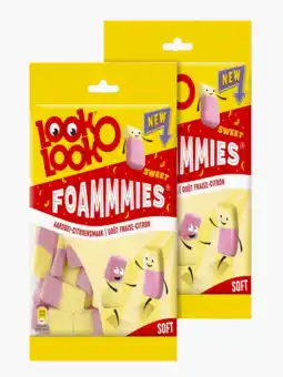 Flink Look-O-Look Foammmies Aarbei-Citroen 180g 2x aanbieding