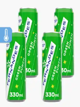 Flink Fernandes Green Punch 33cl Blik 4x aanbieding