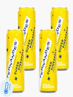 Flink Fernandes Super Pineapple 33cl Blik 4x aanbieding