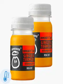 Flink Innocent ginger & turmeric shot 80ml 2x aanbieding