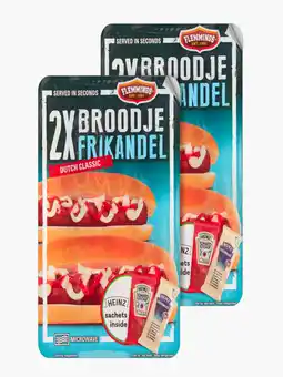 Flink Flemmings Broodje frikandel 220g 2x aanbieding