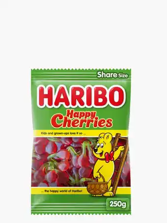 Flink Haribo Happy Cherries 250g aanbieding