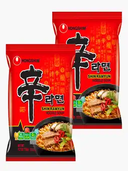 Flink Nongshim Shin Ramyun 120g 2x aanbieding