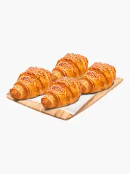 Flink De Stadsbakkerij Ham/kaas croissant 2st 70g 2x aanbieding