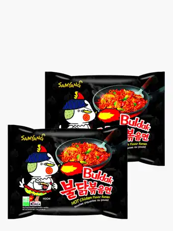 Flink Samyang Buldak Hot Chicken 140g 2x aanbieding