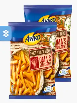 Flink Aviko Friet van 't Huis Oma's Smulfriet 750gr 2x aanbieding