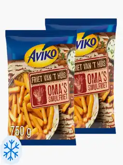 Flink Aviko Friet van 't Huis Oma's Smulfriet 750gr 2x aanbieding