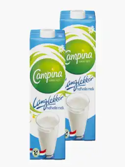 Flink Campina Melk halfvol 1l langlekker 2x aanbieding