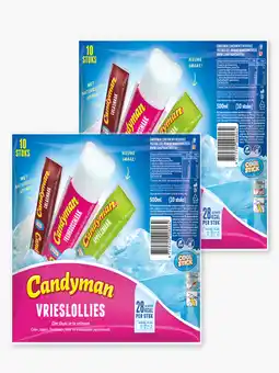 Flink Candyman Vrieslollies 10St. 2x aanbieding