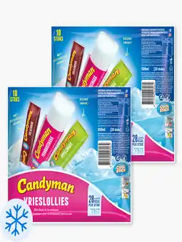 Flink Candyman Vrieslollies 10St. 2x aanbieding