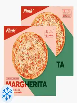 Flink Flink Pizza Margherita 2st 540g 2x aanbieding