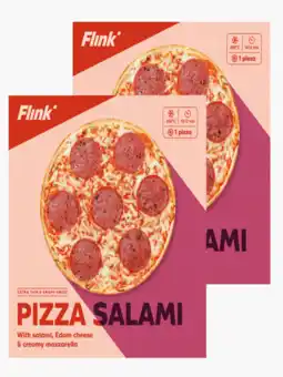 Flink Flink Pizza Salami 320g 2x aanbieding