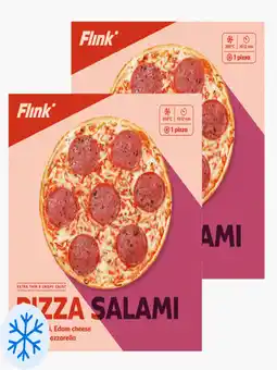 Flink Flink Pizza Salami 320g 2x aanbieding