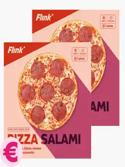 Flink Flink Pizza Salami 320g 2x aanbieding
