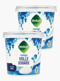 Flink Melkan Volle kwark 500g 2x aanbieding