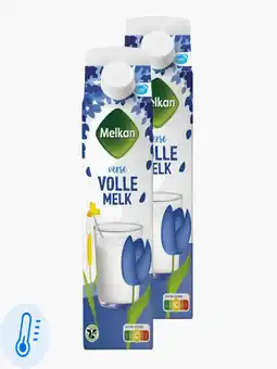Flink Melkan Volle melk 1l 2x aanbieding