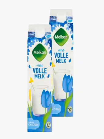 Flink Melkan Volle melk 1l 2x aanbieding