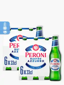 Flink Peroni 6-pack 5.0% 33cl 2x aanbieding