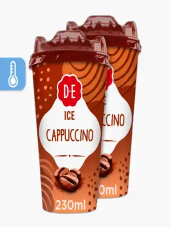 Flink Douwe Egberts IJskoffie cappuccino 230ml 2x aanbieding