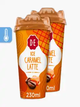 Flink Douwe Egberts Ijskoffie caramel Latte 230ml 2x aanbieding