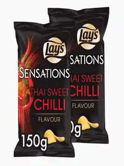 Flink Lay's Sensations Thai Sweet Chili 150g 2x aanbieding