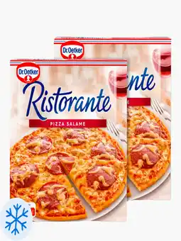 Flink Dr. Oetker Ristorante Pizza Salami 320g 2x aanbieding