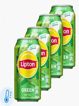 Flink Lipton Ice Tea Green 33cl 4x aanbieding