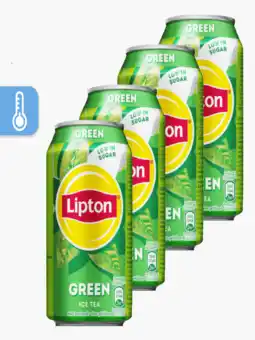 Flink Lipton Ice Tea Green 33cl 4x aanbieding