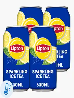 Flink Lipton Ice Tea Spark 33cl 4x aanbieding