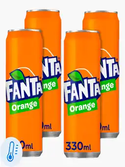 Flink Fanta Orange 33cl 4x aanbieding