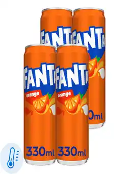 Flink Fanta Orange 33cl 4x aanbieding