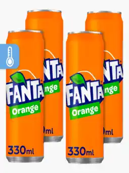 Flink Fanta Orange 33cl 4x aanbieding