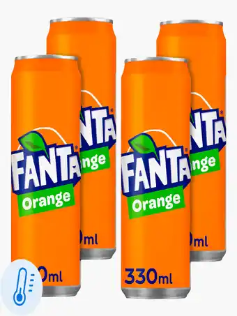Flink Fanta Orange 33cl 4x aanbieding