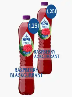 Flink Spa Fruit Still Blackberry Raspberry 1,25l 2x aanbieding