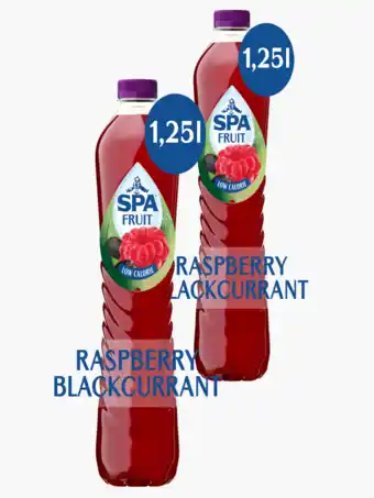 Flink Spa Fruit Still Blackberry Raspberry 1,25l 2x aanbieding