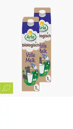 Flink Arla Biologisch volle melk 1l 2x aanbieding