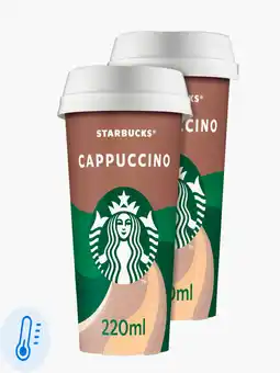 Flink Starbucks Cappuccino ijskoffie 220ml 2x aanbieding