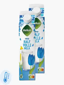 Flink Melkan Halfvolle melk 1l 2x aanbieding