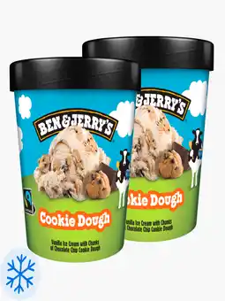 Flink Ben & Jerry's Cookie Dough 465ml 2x aanbieding